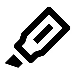 Mark Pen Line Icon
