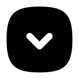 Square Rounded Chevron Down Icon