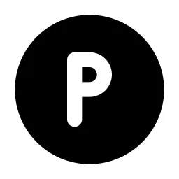 Circle Letter P Icon