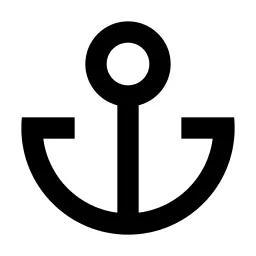 Anchor Line Icon