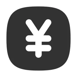 Yen Square Fill Icon