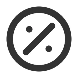 Percent Circle Icon