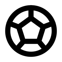 Ball Football Line Icon