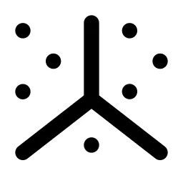 Chart Scatter 3d Line Icon