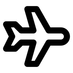 Plane Line Icon
