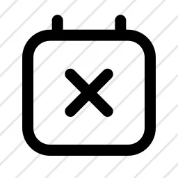 Calendar Remove 4 Icon