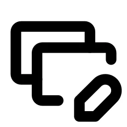 Cash Edit Line Icon
