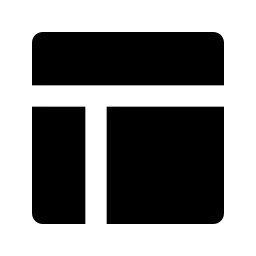 Layout 3 Fill Icon