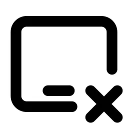 Device Ipad Horizontal X Line Icon