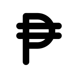 Currency Peso Line Icon