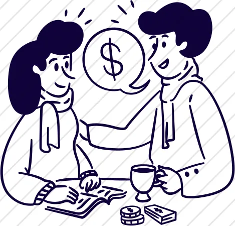 Couple Discussing Money