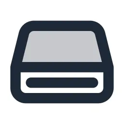 Cd Drive Duotone Icon