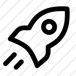 Push Launch Rocket Icon
