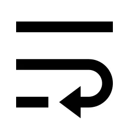 Text Wrap Icon