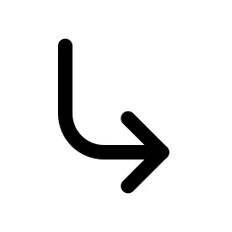 Long Arrow Down Right Icon