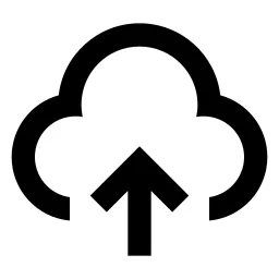 Upload Cloud 2 Line Icon