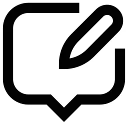 Pencil Chat Icon