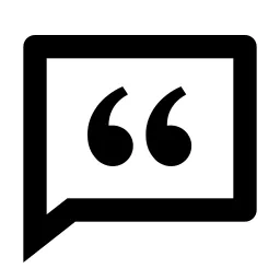Chat Quote Line Icon