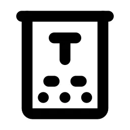 Eye Table Line Icon