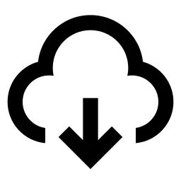 Download Cloud 2 Line Icon