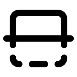 Square Toggle Horizontal Line Icon