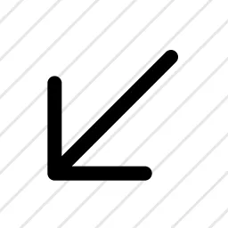 Arrow Down Left Icon