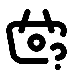Basket Question Line Icon
