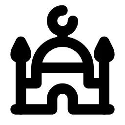 Building Mosque Line Icon
