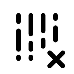 Shopping Code Xmark Icon