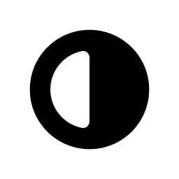 Contrast Fill Icon