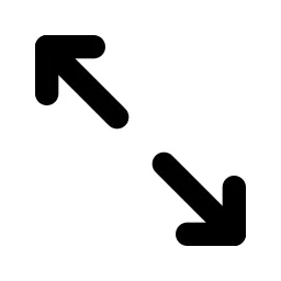 Arrows Diagonal 2 Line Icon