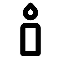 Candle Line Icon