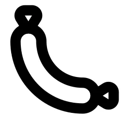 Sausage Line Icon