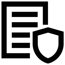 Shield Document Icon