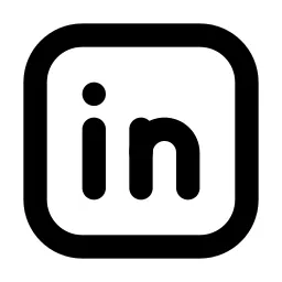 Brand Linkedin Line Icon