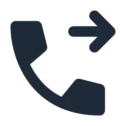 Phone Forward Solid Icon