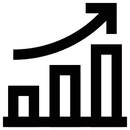 Arrow Up Graph Increase Icon