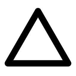 Triangle Line Icon