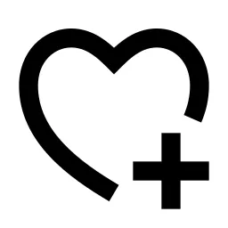 Heart Add 2 Line Icon