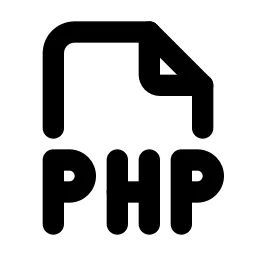 File Type Php Line Icon