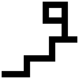 Stairs Flag Icon
