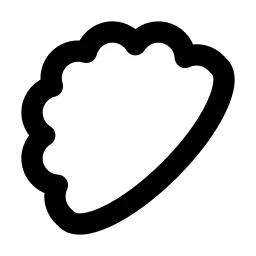 Dumpling Line Icon