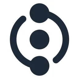 Atom Solid Icon