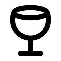 Glass Gin Line Icon