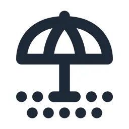 Beach 2 Line Icon