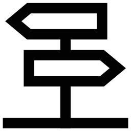 Directions Post Icon