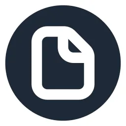 File Circle Solid Icon