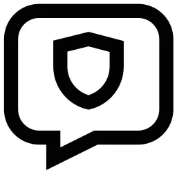 Shield Chat Icon