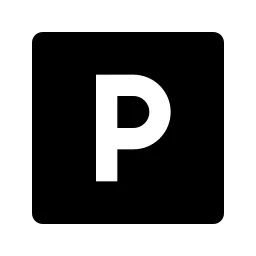 Parking Box Fill Icon