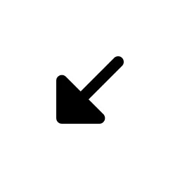 Arrow Left Down Fill Icon
